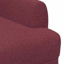 Lænestol med knap tufting Vinrød 116 x 67 x 80 cm Stof
