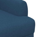 Lænestol med knap tufting Blå 116 x 67 x 80 cm Stof