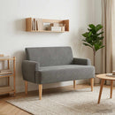 Lænestol med knap tufting Mørkegrå 116 x 67 x 81 cm Velourstof