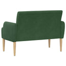 Lænestol med knap tufting Jungle Grøn 116 x 67 x 81 cm