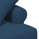 Lænestol med knap tufting Blå 120 x 65 x 79 cm Stof