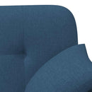 Lænestol med knap tufting Blå 120 x 65 x 79 cm Stof