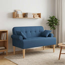 Lænestol med knap tufting Blå 120 x 65 x 79 cm Stof