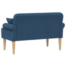 Lænestol med knap tufting Blå 120 x 65 x 79 cm Stof