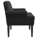 Lænestol med knap tufting Sort 120 x 66 x 78 cm Fløjl