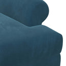 Lænestol med knap tufting Blå 120 x 66 x 78 cm Fløjl