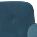 Lænestol med knap tufting Blå 120 x 66 x 78 cm Fløjl