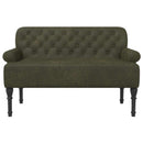 Lænestol med knap tufting Army Grøn 120 x 65 x 78 cm