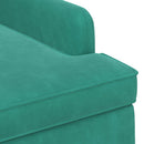 Lænestol med knap tufting Turkis 111 x 65 x 79 cm Fløjl