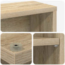 CD Skab Sonoma-eg 33 x 23,5 x 175 cm Konstrueret træ