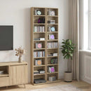CD Skab 2 stk. Sonoma-eg 33 x 23,5 x 175 cm Konstrueret træ