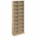 CD Skab 2 stk. Sonoma-eg 33 x 23,5 x 175 cm Konstrueret træ