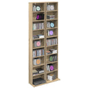 CD Skab 2 stk. Sonoma-eg 33 x 23,5 x 175 cm Konstrueret træ