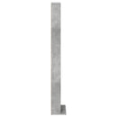 CD Skab Betongrå 33 x 23,5 x 175 cm Konstrueret træ