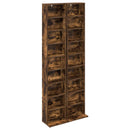 CD Skab 2 stk. Røget eg 33 x 23,5 x 175 cm Konstrueret træ