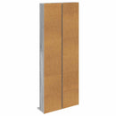 CD Skab 2 stk. Grå Sonoma 33 x 23,5 x 175 cm Konstrueret træ
