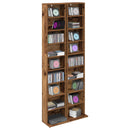CD Skab 2 stk. Gammelt træ 33 x 23,5 x 175 cm Konstrueret træ