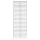 CD Skab Hvid 65 x 23,5 x 175 cm Konstrueret træ