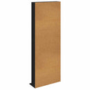 CD Skab Sort eg 65 x 23,5 x 175 cm Konstrueret træ