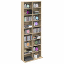 CD Skab Sonoma-eg 65 x 23,5 x 175 cm Konstrueret træ