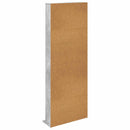 CD Skab Betongrå 65 x 23,5 x 175 cm Konstrueret træ