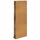 CD Skab Røget eg 65 x 23,5 x 175 cm Konstrueret træ