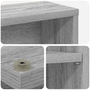 CD Skab Grå Sonoma 65 x 23,5 x 175 cm Konstrueret træ