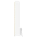 CD Skab Hvid 96 x 23,5 x 97,5 cm Konstrueret træ