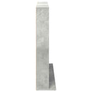 CD Skab 2 stk. Betongrå 65 x 23,5 x 97,5 cm Konstrueret træ