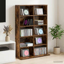 CD Skab Røget eg 65 x 23,5 x 97,5 cm Konstrueret træ