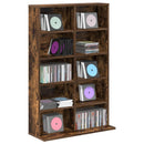 CD Skab Røget eg 65 x 23,5 x 97,5 cm Konstrueret træ