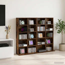 CD Skab 2 stk. Røget eg 65 x 23,5 x 97,5 cm Konstrueret træ