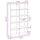 CD Skab Gammelt træ 65 x 23,5 x 97,5 cm Konstrueret træ