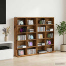 CD Skab 2 stk. Gammelt træ 65 x 23,5 x 97,5 cm Konstrueret træ