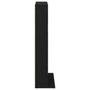 CD Skab 2 stk. Sort eg 33 x 23,5 x 97,5 cm Konstrueret træ