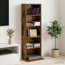 CD Skab Røget eg 33 x 23,5 x 97,5 cm Konstrueret træ