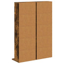 CD Skab 2 stk. Røget eg 33 x 23,5 x 97,5 cm Konstrueret træ