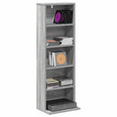 CD Skab Grå Sonoma 33 x 23,5 x 97,5 cm Konstrueret træ