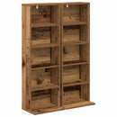 CD Skab 2 stk. Gammelt træ 33 x 23,5 x 97,5 cm Konstrueret træ