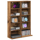 CD Skab 2 stk. Gammelt træ 33 x 23,5 x 97,5 cm Konstrueret træ