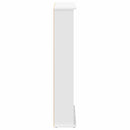 CD Skab Hvid 60 x 17 x 92 cm Konstrueret træ