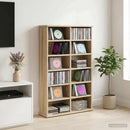 CD Skab Sonoma-eg 60 x 17 x 92 cm Konstrueret træ