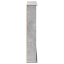 CD Skab 2 stk. Betongrå 60 x 17 x 92 cm Konstrueret træ
