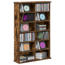 CD Skab Røget eg 60 x 17 x 92 cm Konstrueret træ