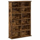 CD Skab 2 stk. Røget eg 60 x 17 x 92 cm Konstrueret træ