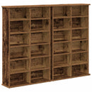 CD Skab 2 stk. Gammelt træ 60 x 17 x 92 cm Konstrueret træ