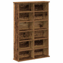 CD Skab 2 stk. Gammelt træ 60 x 17 x 92 cm Konstrueret træ