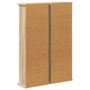 CD Skab 2 stk. Sonoma-eg 60 x 17 x 92 cm Konstrueret træ