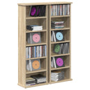 CD Skab 2 stk. Sonoma-eg 60 x 17 x 92 cm Konstrueret træ