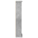 CD Skab Betongrå 60 x 17 x 92 cm Konstrueret træ